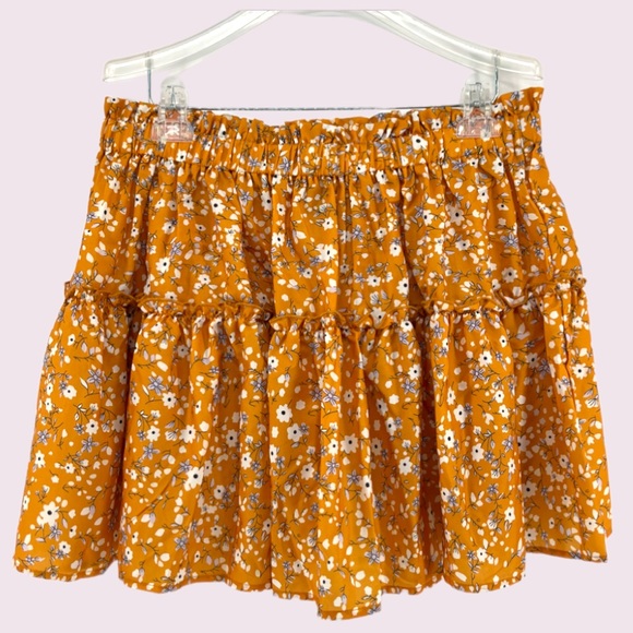 Cider Skirts Nwt Cider Floral Pullon Skirt Poshmark